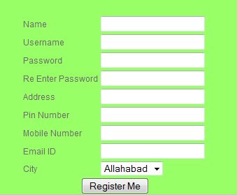 Form validation in Java